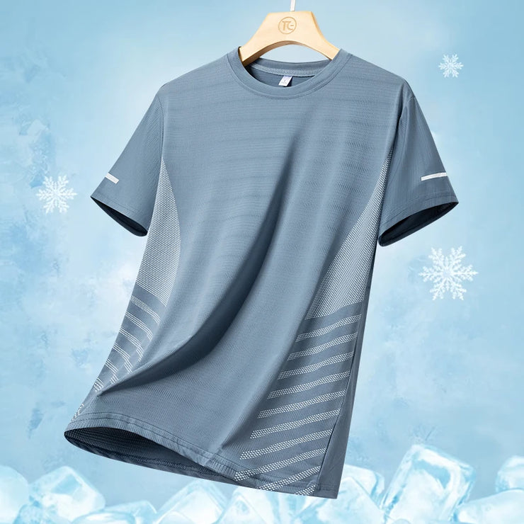 Running T-shirt Men Quick Dry Short Sleeve Breathable