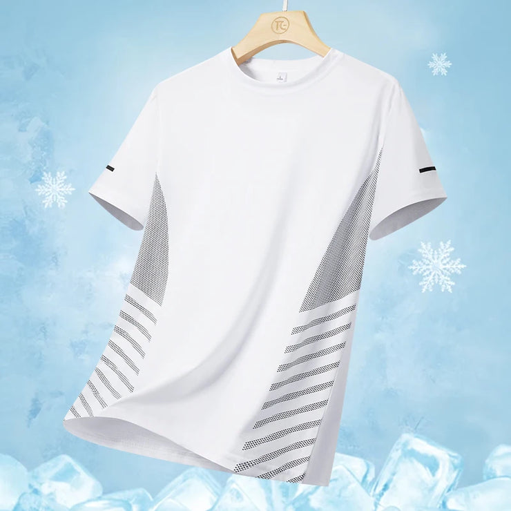 Running T-shirt Men Quick Dry Short Sleeve Breathable