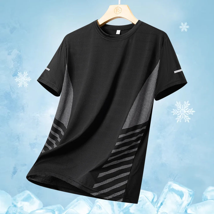 Running T-shirt Men Quick Dry Short Sleeve Breathable