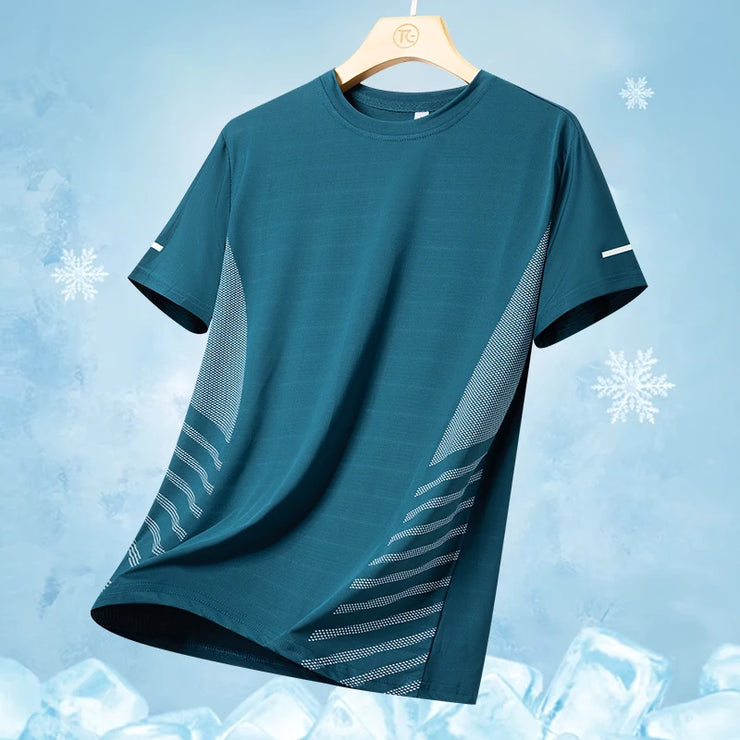 Running T-shirt Men Quick Dry Short Sleeve Breathable